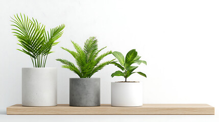 Stylish indoor plant arrangement modern living room home decor bright environment top view nature inspiration