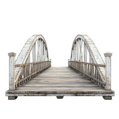 Obraz premium Bridge isolated on white or transparent background