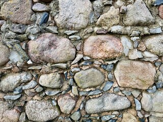Fieldstone wall background