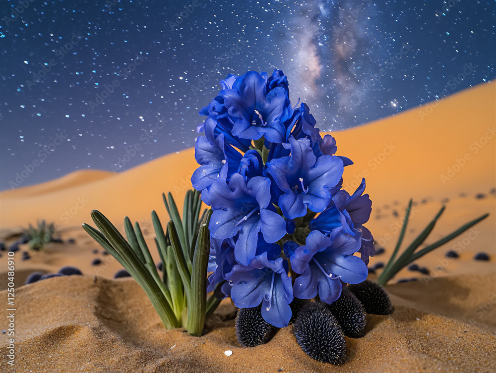 Poster  desert hyacinth time-lapse