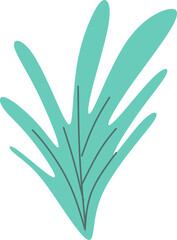 Abstract Simple Plant