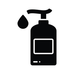 Hand sanitizer dispenser in editable style, liquid soap