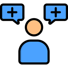 Fototapeta premium Positive Habits Icon