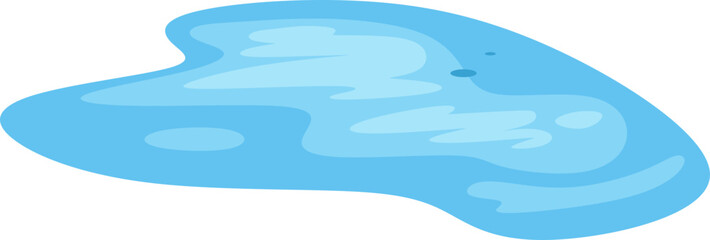 Water Pond Illustration © AbdulGofururrohim