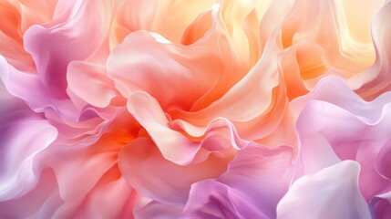 Fototapeta premium Abstract Floral Pattern With Soft Colors
