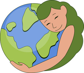 Mother Earth Day Illustration 