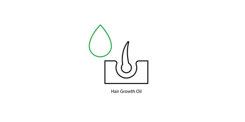 Hair Growth Oil Icon: Strengthening and Nourishing Hair Care