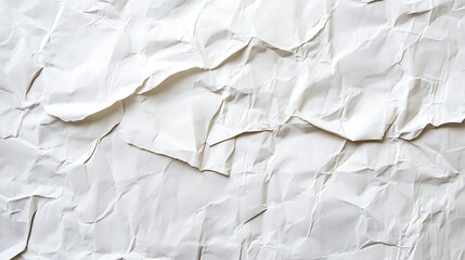 Fototapeta premium White background paper texture with faint irregular grooves for an elegant tactile appearance.