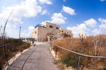 The Crusader Ottoman Fortress Migdal Tsedek. Migdal Tsedek also known as Migdal Afek is a national...