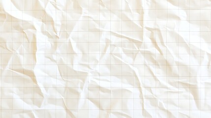 Obraz premium A Crumpled Graph Paper Background with Colorful Grid Lines for Creative Designs