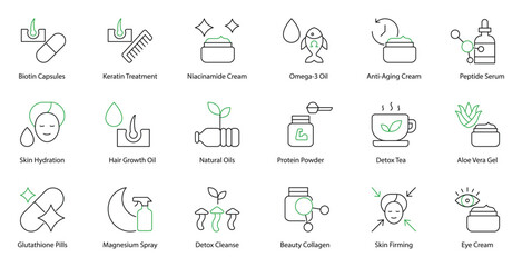 Beauty and Wellness from Within: Essential Supplements for Skin, Hair, and Overall Health