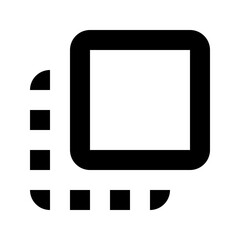 Flip to Back - Simple Minimalist Editor Icon for UI and Button Design