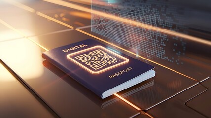 Digital Passport with QR Code – The Future of Secure Identification and Travel,  electronic passport, biometric passport, smart passport, e-passport