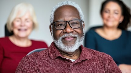 Increase Allowances for the Elderly Concept, Happy Seniors Engaging in Advocacy Campaign with Positive Energy and Hope for Community Involvement