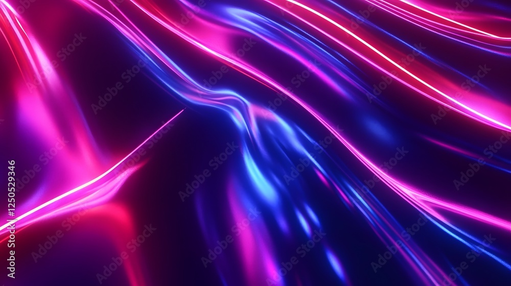 Aufkleber Stunning abstract background with fluid flowing waves of vibrant mesmerizing colors and captivating movement  Elegant digital wallpaper or backdrop design with a futuristic