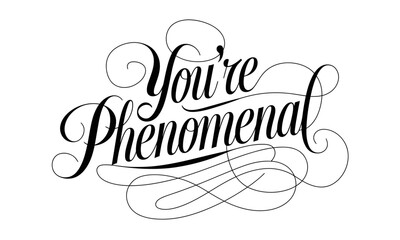 Appreciation Congratulate Saying quote Calligraphy & Script Typography