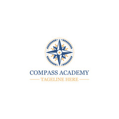 Compass Academy Education Logo Design