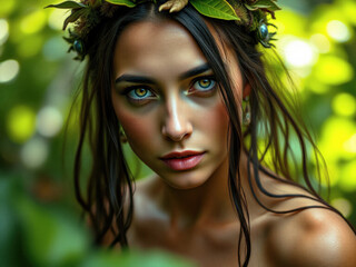 Die Waldnymphe mit dem durchdringenden Blick