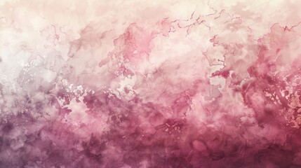 Fototapeta premium Abstract pink watercolor background with textured paper background