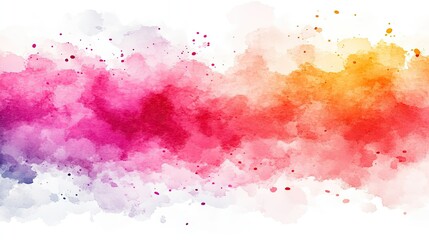 Obraz premium Colorful watercolor abstract background. Website header, design element