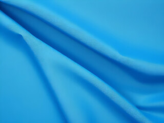 Abstract background texture of natural blue color fabric