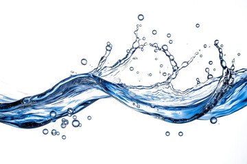 [Transparent Background PNG]Dynamic Water Splashing and Rippling