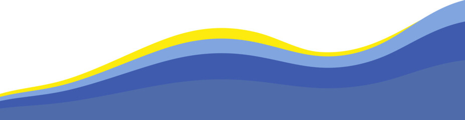 Modern Footer Wave Banner