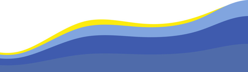 Modern Footer Wave Banner