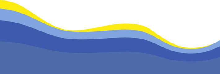 Modern Footer Wave Banner