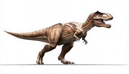 Fototapeta premium Tyrannosaurus Rex Dinosaur Roaring Majestically Powerful