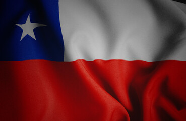 Chile. Flag. Symbol of state power
