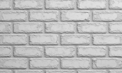 Textured white brick wall background