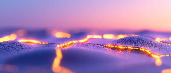 Neural Network Aesthetic Gradient Mesh with Luminous Nodes - Immersive AI Visuals for Tech Marketing and Digital Interfaces