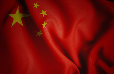 Peoples Republic of China. Flag. Symbol of state power.