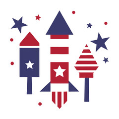 Fototapeta premium fourth of july