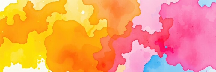 Obraz premium Watercolor background, abstract watercolor background, Vibrant Watercolor Splash Background