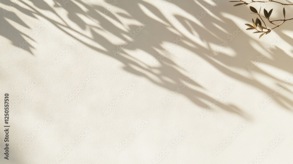 Aufkleber minimalist textured surface with soft shadows modern telehealth communication and workspace design f