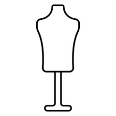 Line Drawing Fashion Mannequin, mannequin fashion clothing display retail shop