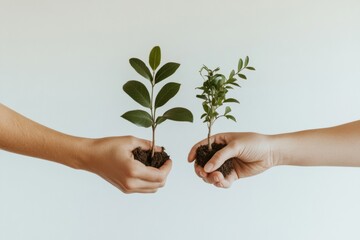Sustainable Growth Display Hands Nurturing Seedlings in Rich Soil - Eco Stewardship Content and Green Marketing for Environmental Awareness Initiatives