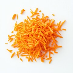 Grated Carrots Heap Orange Food raw eat 