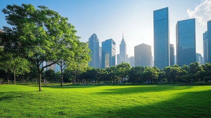 Obraz premium Urban energy efficiency initiatives cities article sustainability community championing energy-saving solutions