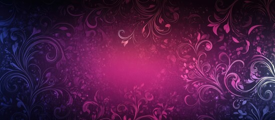 Elegant seamless background featuring intricate floral patterns and a central space for text, perfect for invitations or creative designs.