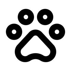 Pet Friendly - Simple Minimalist Icon for User Interfaces