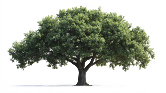 [Transparent Background PNG]Majestic Tree Isolated on White Background
