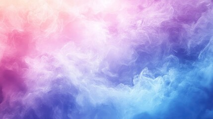 Obraz premium Ethereal Nebula: A dreamy blend of pink, purple and blue smoke clouds