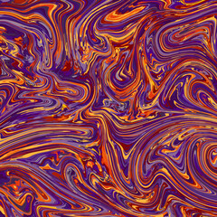 Obraz premium Marble illustration. Colorful liquid background. Halloween theme. 