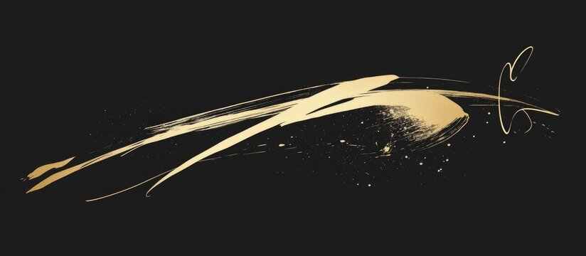 Elegant gold signature design on a black background perfect for branding and personal use showcasing sophistication and uniqueness.