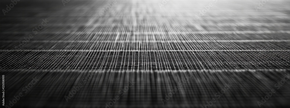 Poster rectangular rug design featuring subtle grid lines, ideal for digital applications, showcasing textu