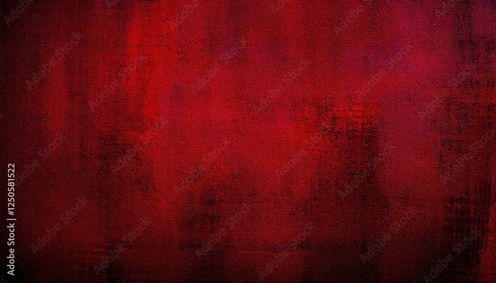Poster deep red textured canvas background with subtle dark shading, ideal for design projects, abstract art, and minimalistic spaces