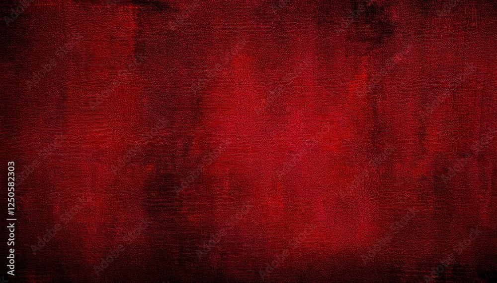 Aufkleber deep red textured canvas background with subtle dark shading, ideal for design projects, abstract art, and minimalistic spaces